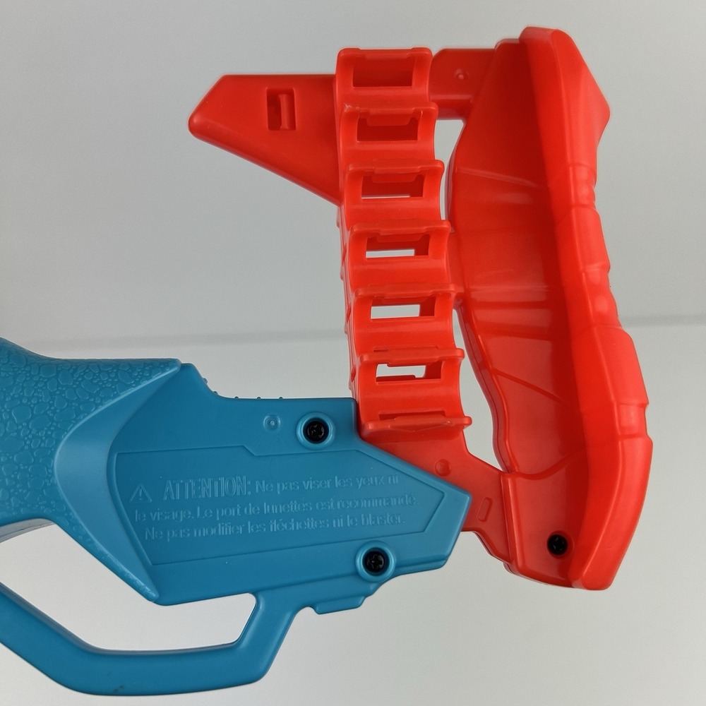 Nerf‎ DinoSquad Tricera-Blast Dart Blaster Dinosaur Toy Gun Blue Red 2020 Hasbro - Picture 6 of 9